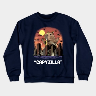 Capyzilla: The Gentle Giant Rampage Crewneck Sweatshirt